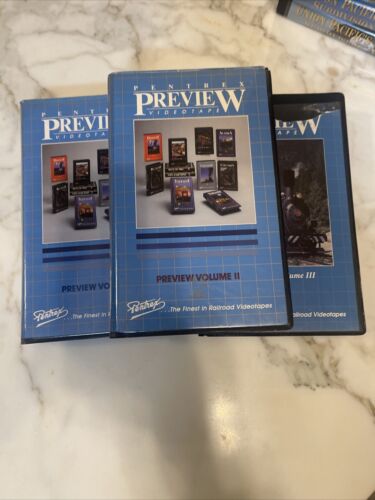 Pentrex Previews Volumes 1, 2 And 3 VHS Videotape - Used Trains railroad - 第 20/21 張圖片
