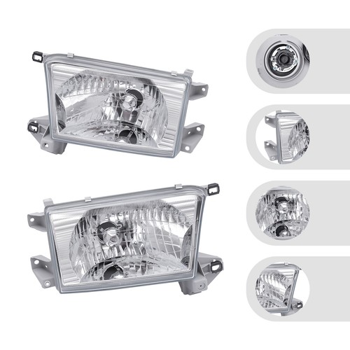 For Toyota 4runner 1996-2002 Headlights Hedlamps Right & Left Pair Assemblies