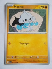 Pokemon Karten Stellarkrone 77/142 Meditie