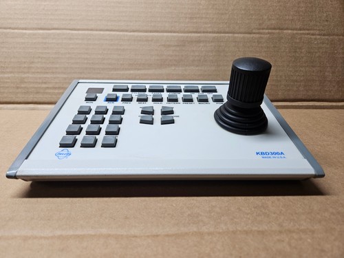 PELCO KBD300A INDUSTRIAL UNIVERSAL JOYSTICK CONTROLLER KEYBOARD  1.5W 12V 50/60H