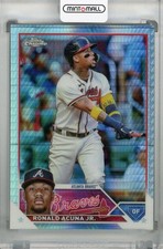 2023 Topps Chrome Atlanta Braves Ronald Acuna Jr. Base Prism