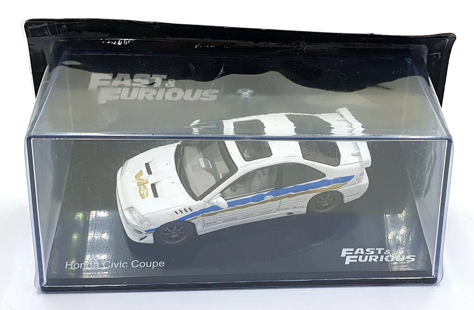 DeAgostini 1/43 Scale F220CMC086 - Fast and Furious Honda Civic Coupe - White - Image 4 of 4