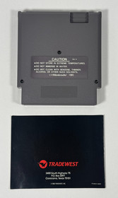 John Elway's Quarterback Nintendo NES Authentic Game Cartridge w/ Manual TESTED