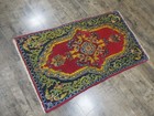 Authentic HandMade Vintage Turkish Pictorial Tree Of Life Bohemian Rug 2.1x3.7 — photo 6