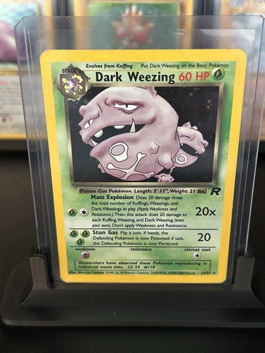 Dark Weezing (14/82) [Team Rocket 1st Edition]