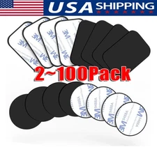 Metal Plates Adhesive Sticker Replace For Magnetic Car Mount Phone Holder lot
