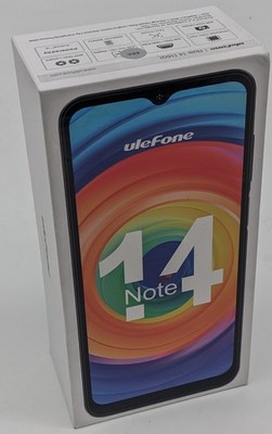 Ulefone Note 14 6,52'' HD+ Android Smartphone 3+16GB 8MP Kamera Face ID entsperrt.