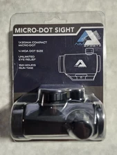 Aim Sports RTDT125 Micro Dot Matte Black 1x20mm Red/Green Dual Illuminated