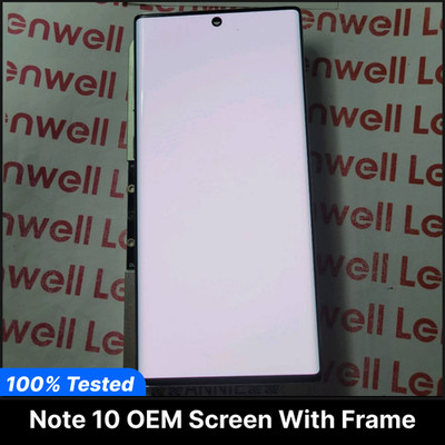 Samsung Galaxy Note 10 OLED Display Replacement OEM Screen w/ Frame Grade A B C