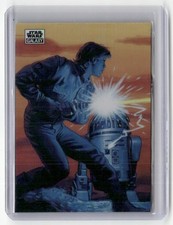 2024 Topps Chrome Star Wars Galaxy Luke Skywalker and R2-D2 50 Refractor