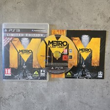Metro Last Light Limited Edition PS3 Complete With Manual