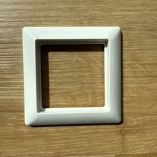 JUNG 1-fach Rahmen, Abdeckrahmen, alpinweiß, AS581, 04810308, guter Zustand