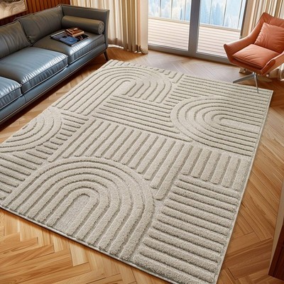 Art Indoor Teppich | Weich Modern & Pflegeleicht | 16 mm Flor Jute-Rücken