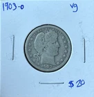 1903-o Barber Quarter VG