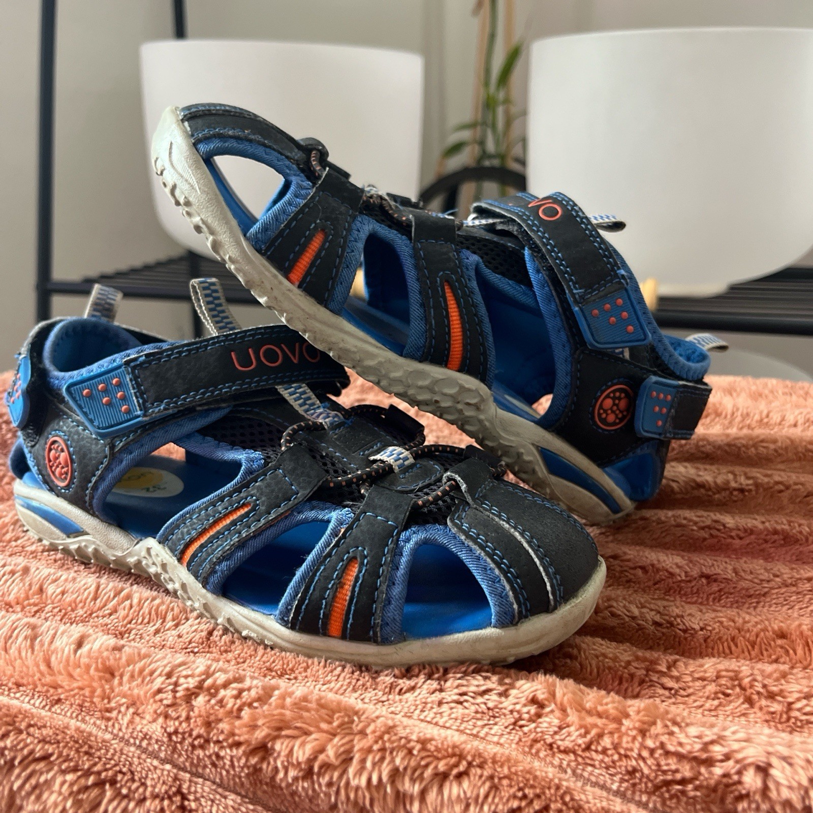 SAOLA Scarpe da acqua Uovo blu navy e arancione asciugatura rapida nuoto spiaggia piscina bambino 1 1 5