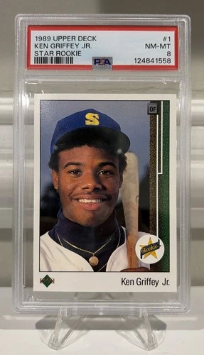 1989 Upper Deck Ken Griffey Jr Star Rookie PSA 8 NM MT 🔥🔥 Mariners