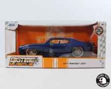 Jada 1971 Pontiac GTO Blue 1:24 - Big Time Muscle #33545