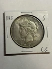 1935-S San Francisco Peace Silver Dollar $1 AU Tough Date