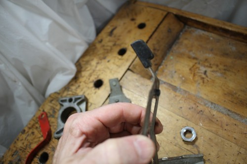 TORO 1980s Lawnmower 21" parts, belt retainer, wheel adjuster, blade SPACER - Picture 6 of 10