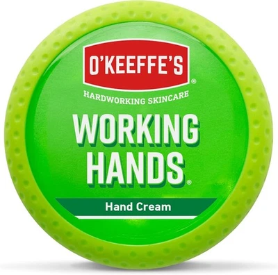 O'Keeffe's Working Hands Hand Cream 96g jar okeeffes for dry cracked hands UK