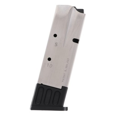 Mec-Gar fits Browning High Power 9mm 10-Round Nickel Magazine MGBRHP10N