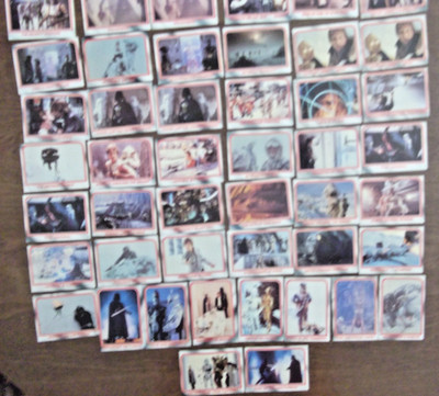 These Star Wars cards are a unique and rare find.