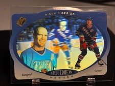 1996-97 SPx Holoview Heroes #HH5 Mark Messier New York Rangers HOF