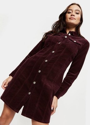 dorothy perkins burgundy dress Mona V-Neck Ruched Bodycon Mini Dress main image 0