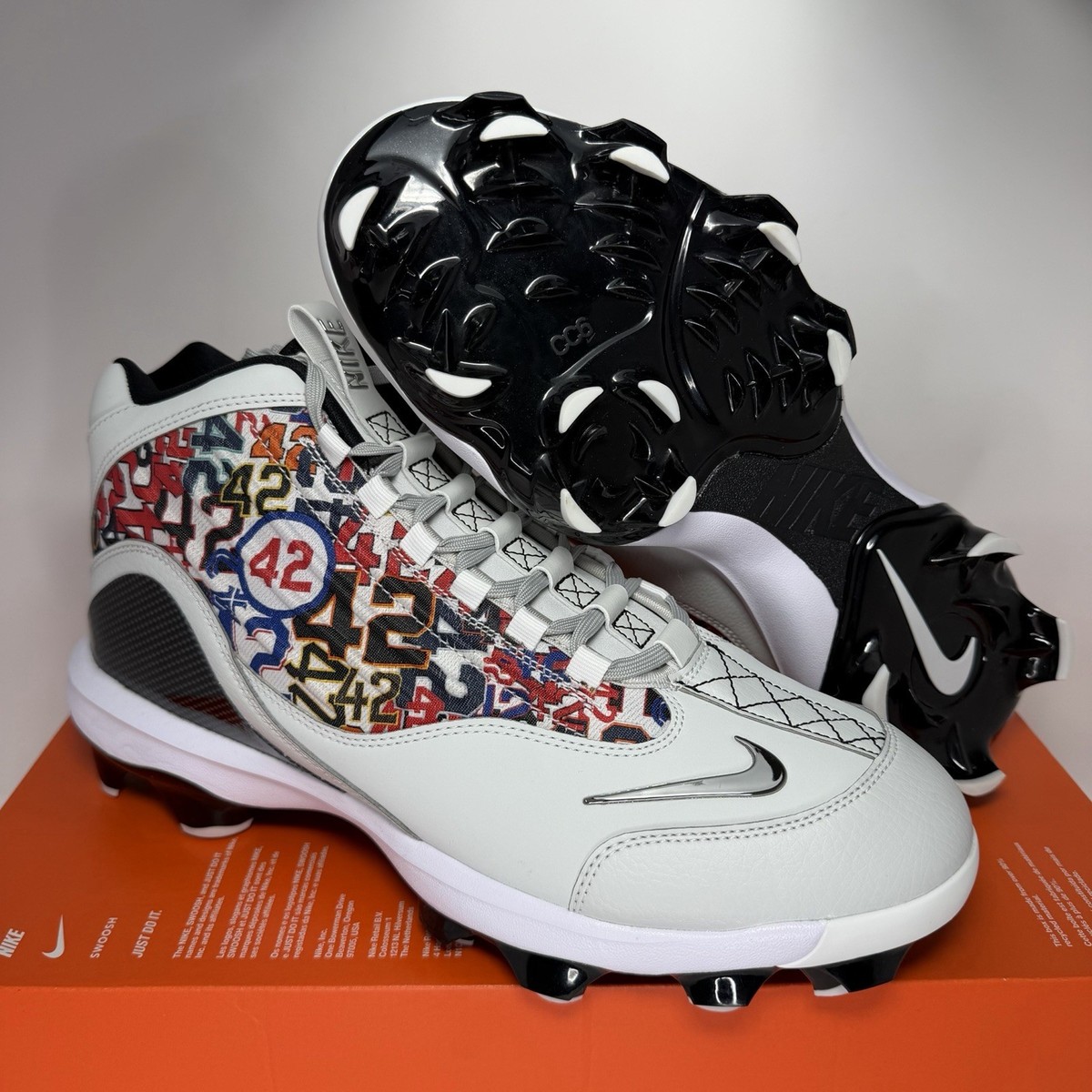 Nike Griffey 2 MCS Jackie Robinson Day Baseball Cleat Size 11