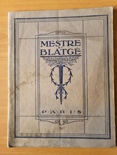 CATALOGUE EQUIPEMENT AUTO MESTRE ET BLATGE  1933