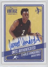 2021-22 Onyx Vintage Auto Jarred Vanderbilt #VAJV Auto 4z8