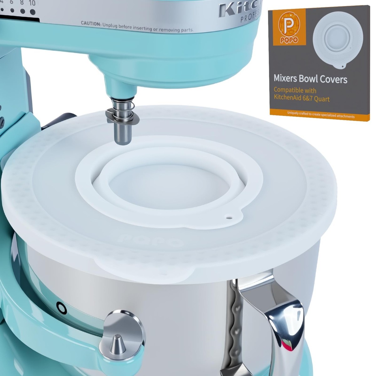 Couvercle En Silicone Pour Bol Mixeur, Compatible Avec Les