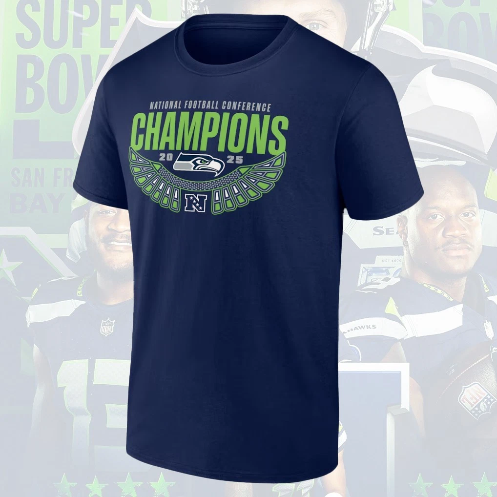 Seattle Seahawks 2025 NFC Championship Hometown TShirt