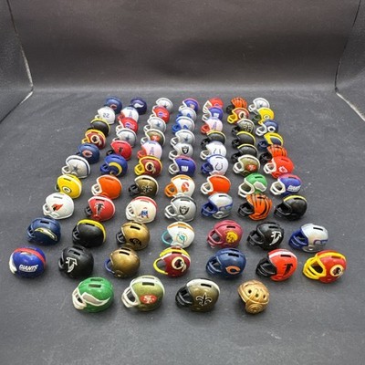 x70 1989 Vintage Kenner Starting Lineup NFL Football Mini Helmet Collection Lot