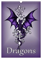 Dragons (Wall Calendar 2027 DIN A3 Portrait), Calvendo 12 Month Wall Calendar
