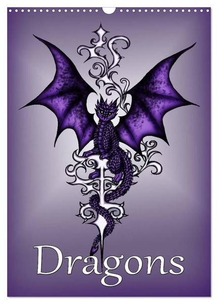 Dragons (Wall Calendar 2027 DIN A3 Portrait), Calvendo 12 Month Wall Calendar-image