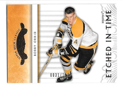 BOBBY ORR SERIAL /1100 2003-04 UPPER DECK CLASSIC PORTRAITS ETCHED IN TIME 115