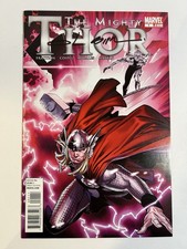 THE MIGHTY THOR 1 2011 MARVEL COMICS SIGNED OLIVER COIPEL SILVER SURFER LOKI