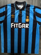 Maglia Home Uomo Originale Umbro Inter Milan 1991/1992 Extra Large XL