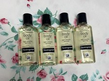 4 MINI Neutrogena Light Sesame Formula Body Oil Mini Travel Size TSA USA Made