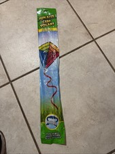 New Fun Kite 23 in X 21.5 in Poly Diamond Kite Easy to Grip Plastic Handle