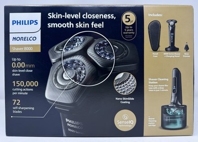 Philips Norelco Shaver 8000, Electric Shaver, Wet & Dry w/ SenseIQ Black Read!!!
