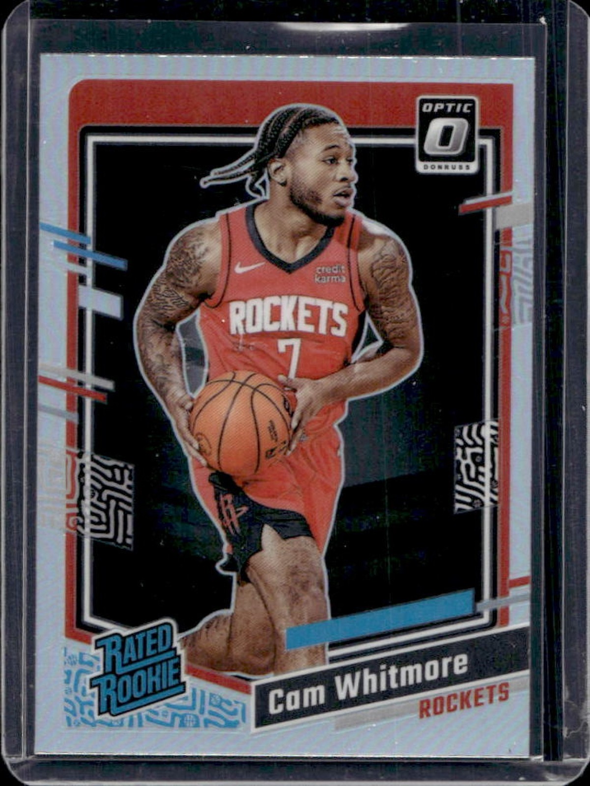 2023-24 Panini Donruss Optic Cam Whitmore Holo Prizm RC Rated #217 Rookie