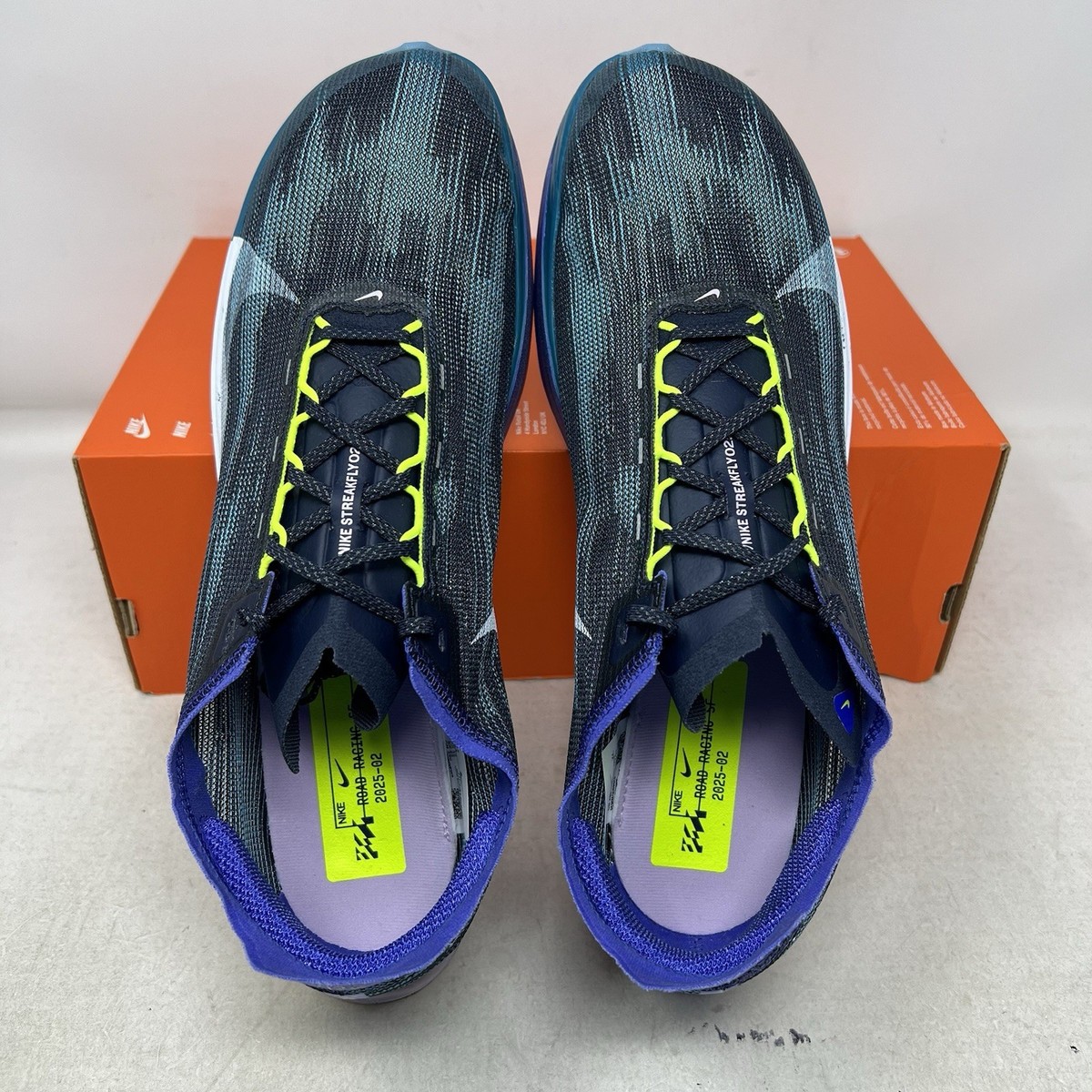 Nike ZoomX Streakfly 2 Obsidian Persian Violet Men's 11 No Lid