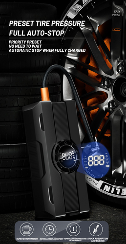8000mAh Car Jump Starter with Air Compressor Battery Jumper Box Charger Booster - Picture 6 of 17