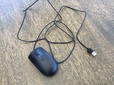 Dell MS116 t1 schwarz Maus Mouse kabelgebunden USB