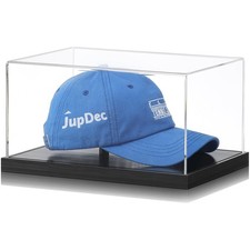 Hat Display Case, Clear Acrylic Baseball Cap Display Box Stand, UV Protection...