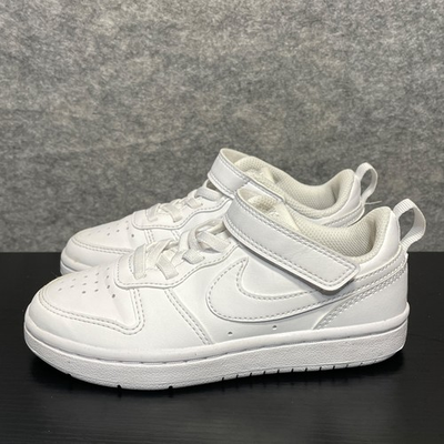 #ad Nike Court Borough Shoes Little Kids 11C White Low Recraft Hoop Loop Sneakers $24.99