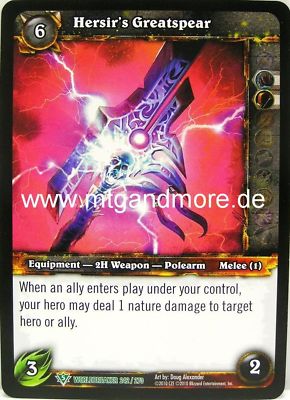 WoW - 2x Hersir's Greatspear - Worldbreaker