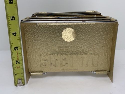 STERNO Folding Camp Stove Vintage Single Burner Hiking Backpack Picnic Survival - Picture 18 of 22